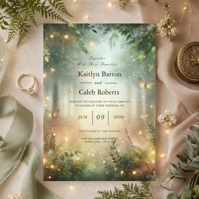 Mystic Forrest Meadow Magic Invitation (Creator Uploaded)