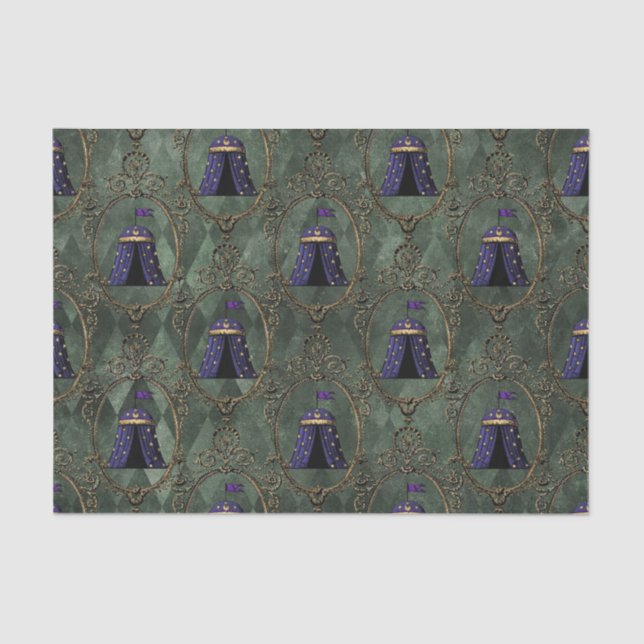 Mystic Fortune Teller Circus Party Tissue Paper (Front)