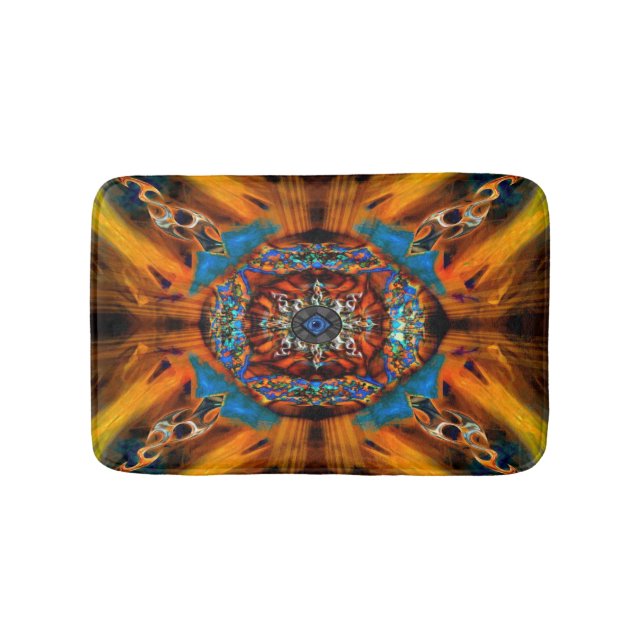 Mystic Fractal Bath Mat (Front)