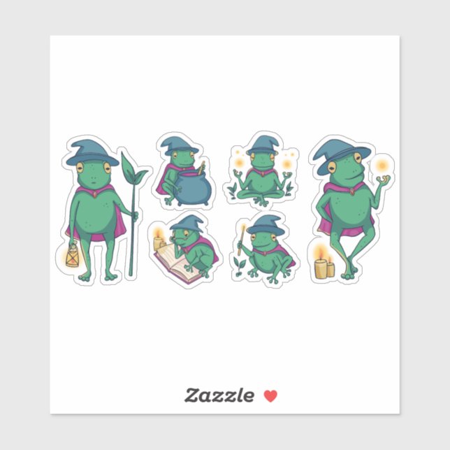 MYSTIC FROG CHARACTER SET STICKER (Sheet)