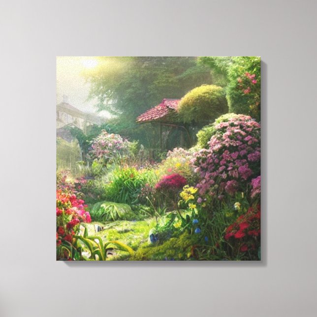 Mystic Garden Canvas Print (Front)