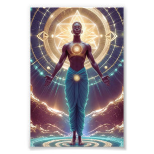 Mystic Geometry – Radiance of the Soul Photo Print