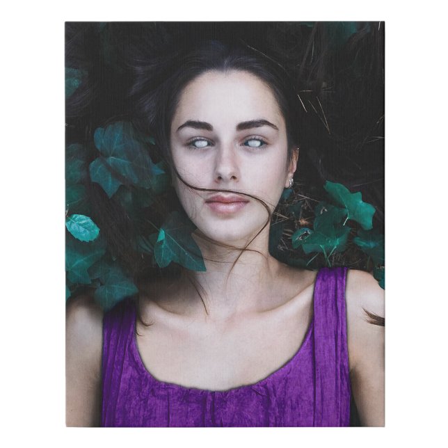 Mystic Girl Faux Canvas Print (Front)