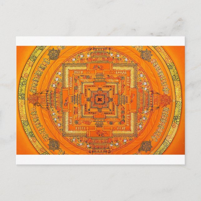 MYSTIC GLOW MANDALA POSTCARD (Front)