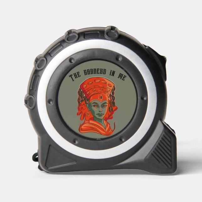 Mystic Goddess Portrait Art Tape Measure (Front)
