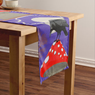 Mystic Gothic Raven Table Runner