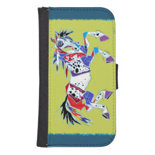 Mystic Green Horse Wallet Case