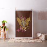 Mystic Gryphon with swords Fabric