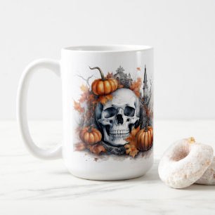 Mystic Halloween Gothic Skull Art Mystical Coffee Mug
