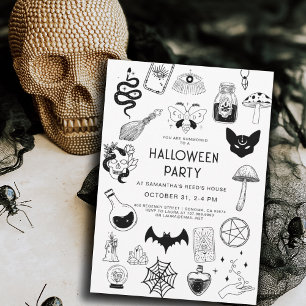 Mystic Halloween Party Invitation