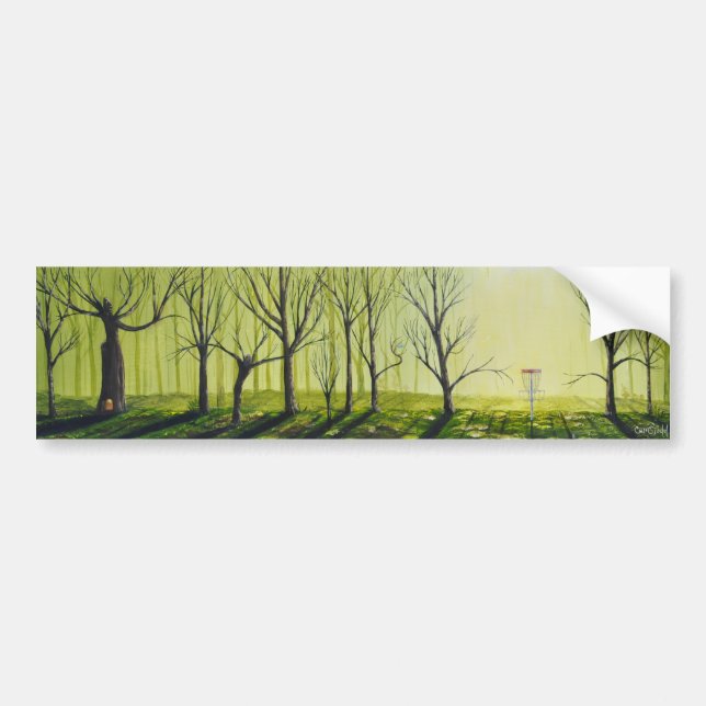 Mystic Hallows disc golf Bumper Sticker (Front)