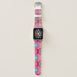 Mystic hamsa: ornate seamless design. apple watch band
