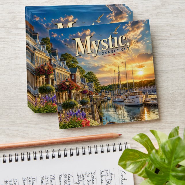 Mystic Harbor Reflections Envelope (Stacked)