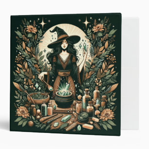 Mystic Herbalist: The Art of Witchcraft and Healin 3 Ring Binder