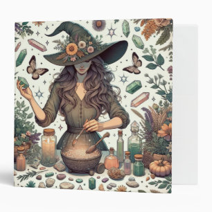 Mystic Herbalist: The Art of Witchcraft and Healin 3 Ring Binder