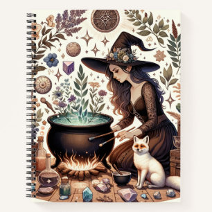 Mystic Herbalist: The Art of Witchcraft and Healin Notebook