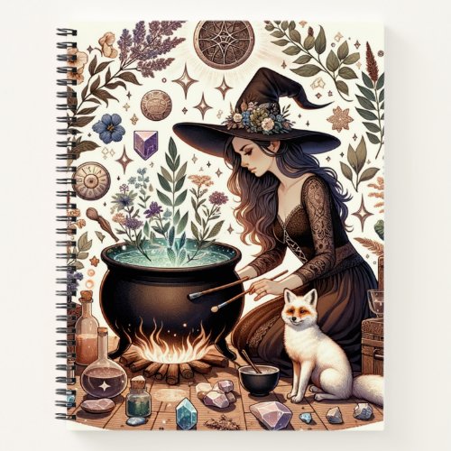 Mystic Herbalist The Art of Witchcraft and Healin Notebook