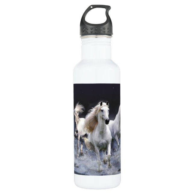 Mystic Horses Liberty Bottleworks Stainless Steel Water Bottle (Front)