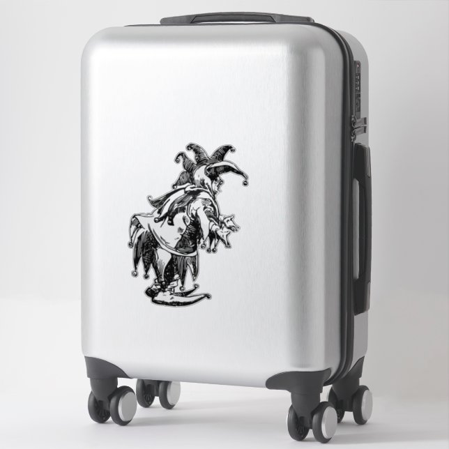 Mystic Jester Ink Sticker (Suitcase)