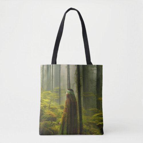 Mystic Journey of the Woodland Wanderer  Tote Bag