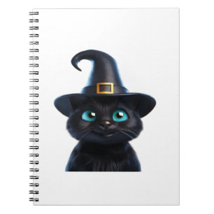 Mystic Kitty – Halloween Cat Classic T-Shirt Notebook