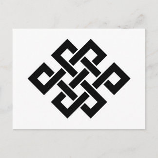 Mystic Knot - B&W 2 Postcard