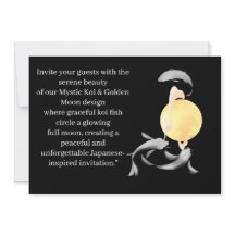 Mystic Koi & Golden Moon – Elegant Japanese Zen Ar