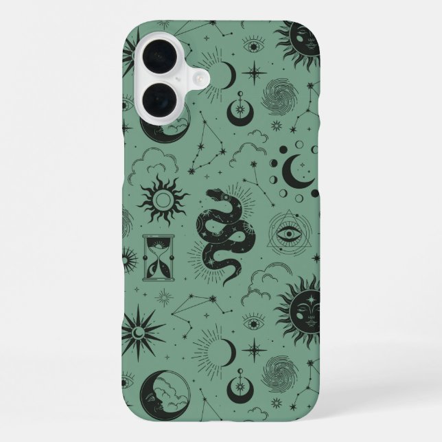 Mystic Kundalini Pattern Iphone Case (Back)