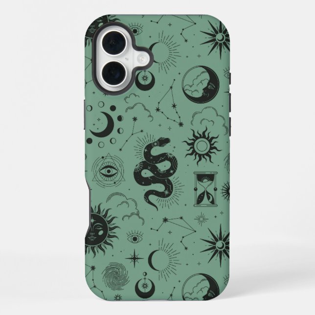 Mystic Kundalini Pattern iPhone Case (Back)
