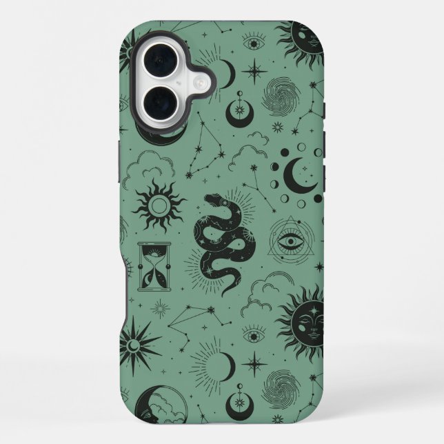 Mystic Kundalini Pattern Iphone Case (Back)