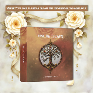 Mystic Life of Tree 3 Ring Binder