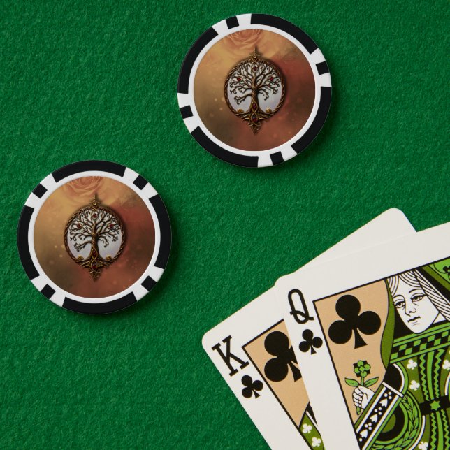 Mystic Life of Tree Poker Chips (Poker Table (Double))