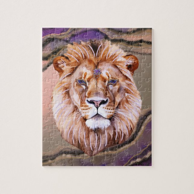 Mystic Lion 2 Jigsaw Puzzle (Vertical)