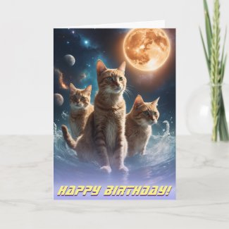 Mystic Lunar Cats: The Moonlit Trio's Quest