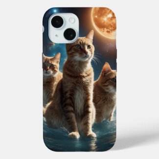 Mystic Lunar Cats: The Moonlit Trio's Quest