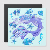 Mystic Mermaid Fairy Purple Creature Ceramic Tile (Front/Back)