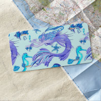 Mystic Mermaid Fairy Purple Creature Ceramic Tile