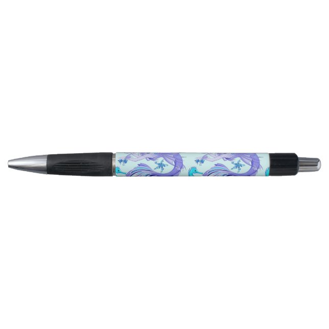 Mystic Mermaid Fairy Purple Creature Ceramic Tile Pen (Front)