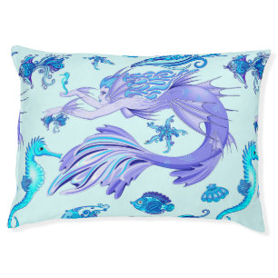 Mystic Mermaid Fairy Purple Creature Ceramic Tile Pet Bed