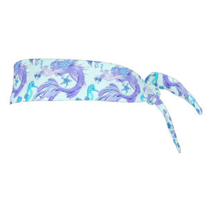 Mystic Mermaid Fairy Purple Creature Ceramic Tile Tie Headband