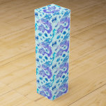 Mystic Mermaid Fairy Purple Creature Ceramic Tile Wine Box