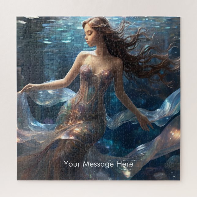 Mystic Mermaid's Dance Jigsaw Puzzle (Vertical)