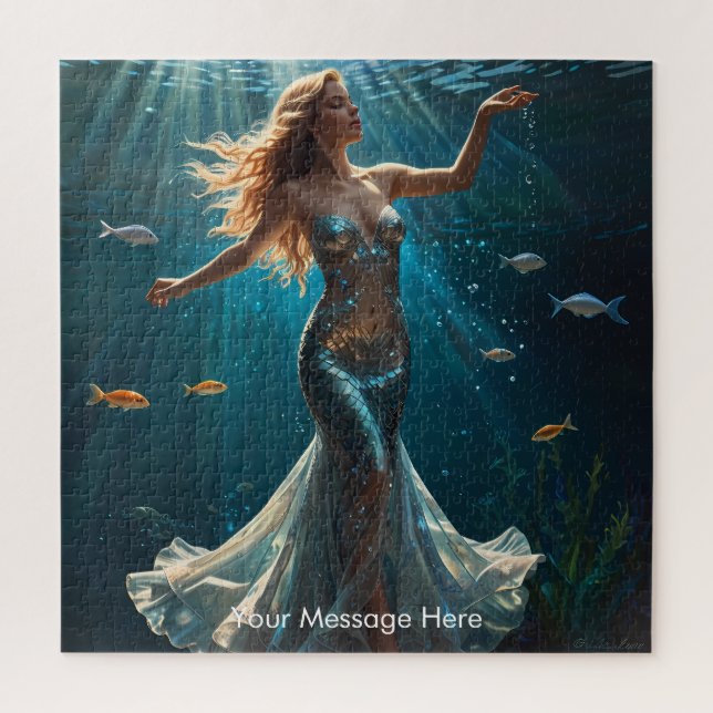 Mystic Mermaid's Dance Jigsaw Puzzle (Vertical)