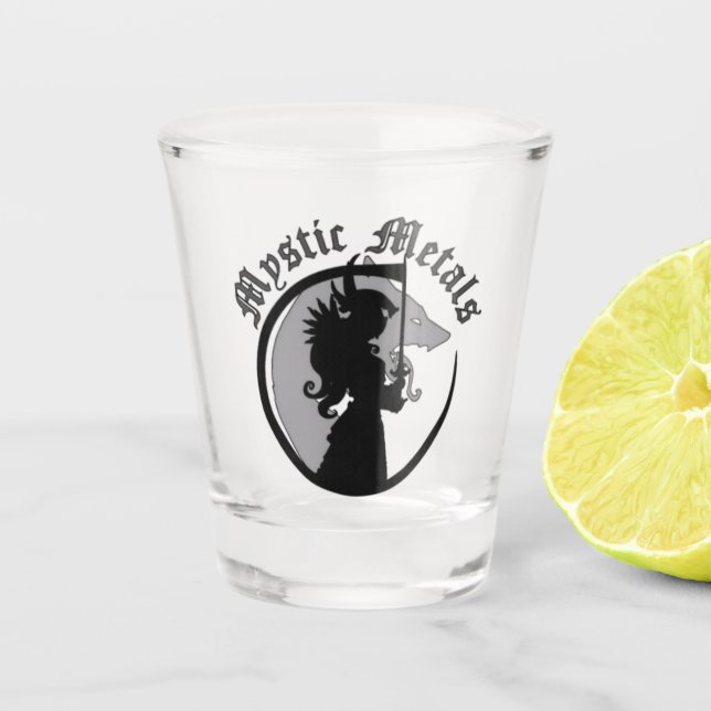 Mystic Metals Shot Glass (Front)