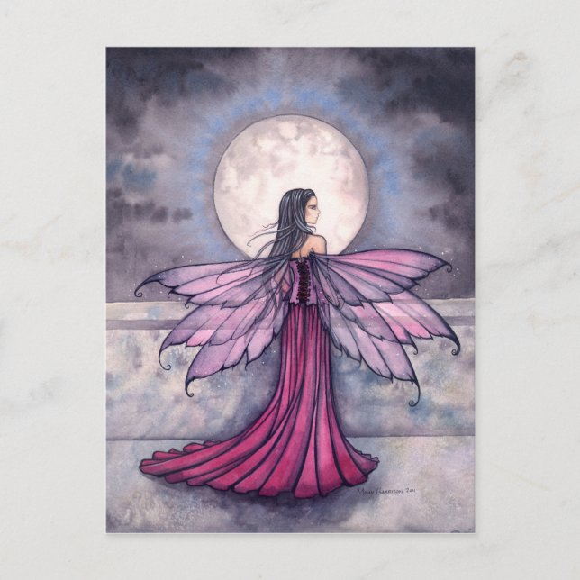 Mystic Midnight Fairy Postcard (Front)