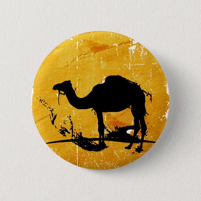 Mystic Millie Camel Pinback Button (Front)