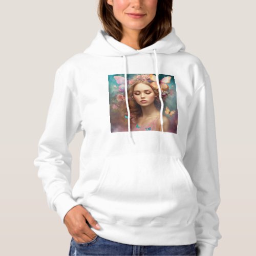 Mystic Monarch Empowering Butterfly Tattoo Design Hoodie