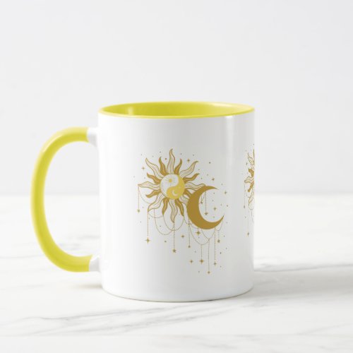 Mystic Moon And Sun Mug