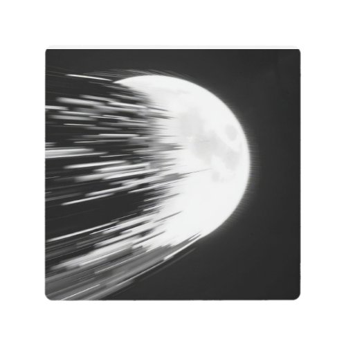 Mystic Moon Glow Metal Print