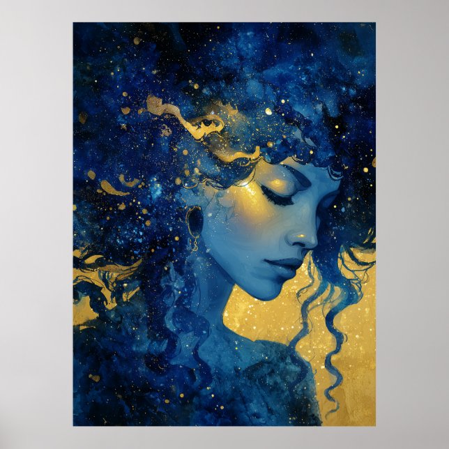 Mystic Moon Goddess  Poster (Front)